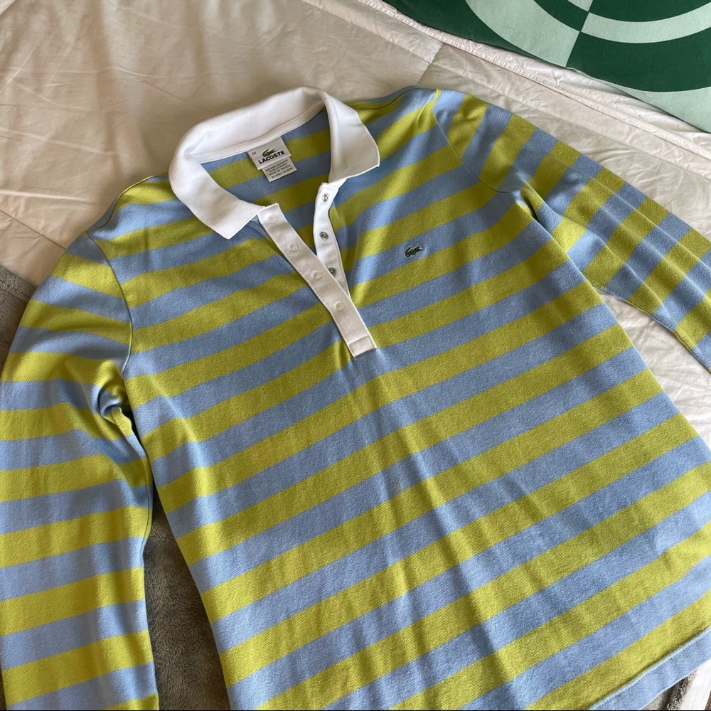 Lacoste Long Sleeve Polo Button Shirt